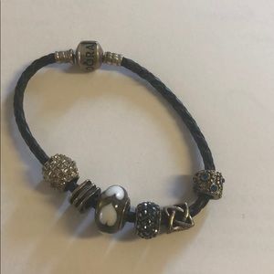 Pandora leather bracelet
